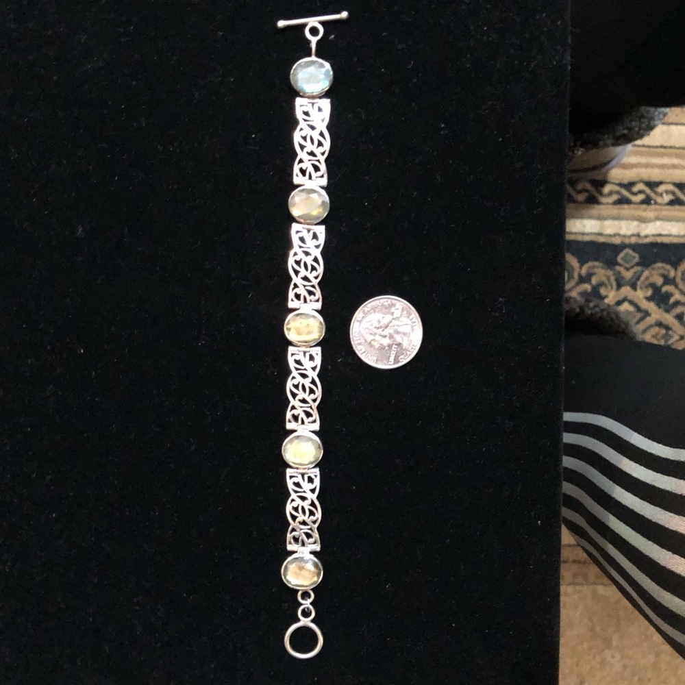 Celtic labradorite bracelet